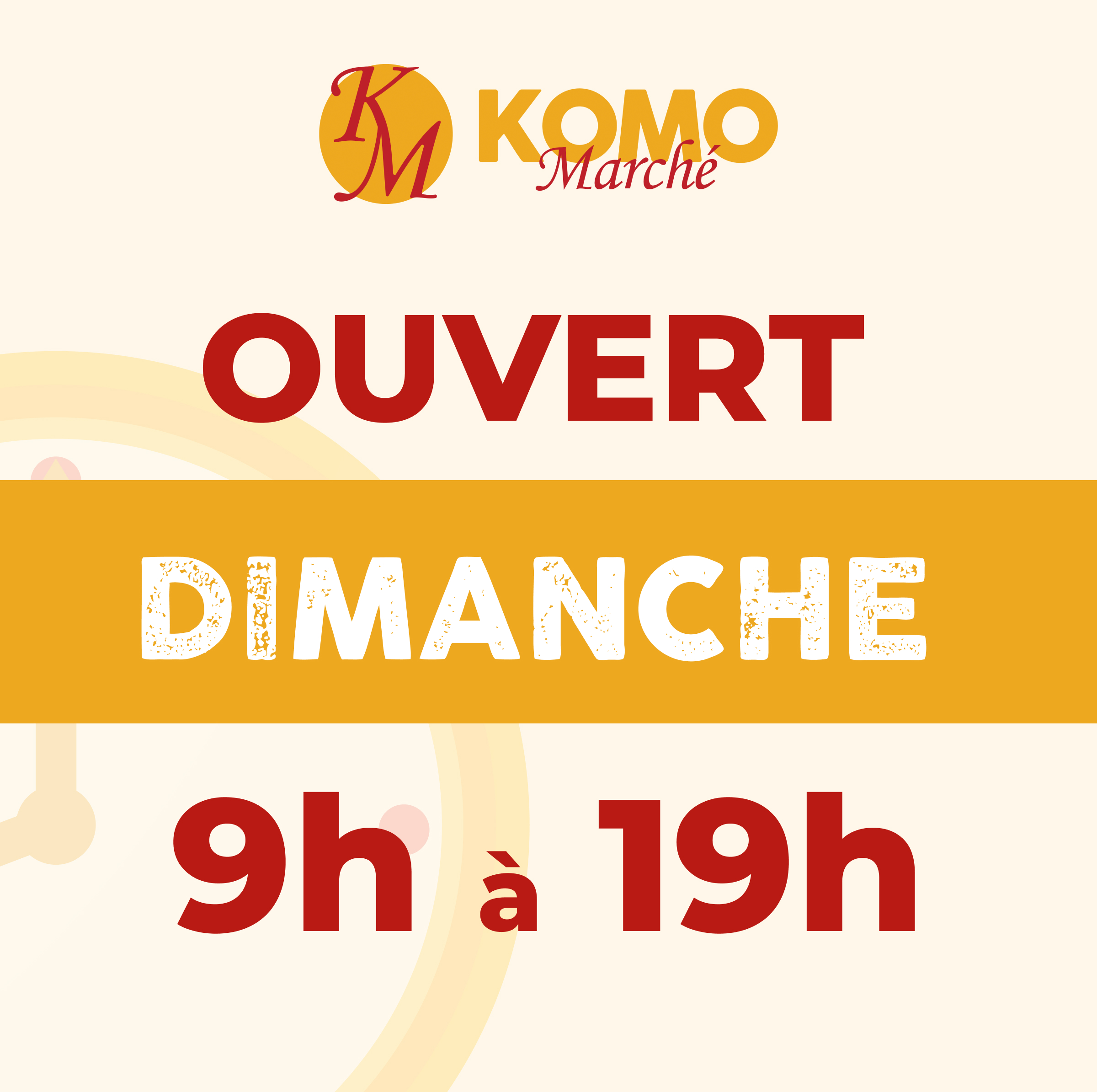 dimanche ouvert